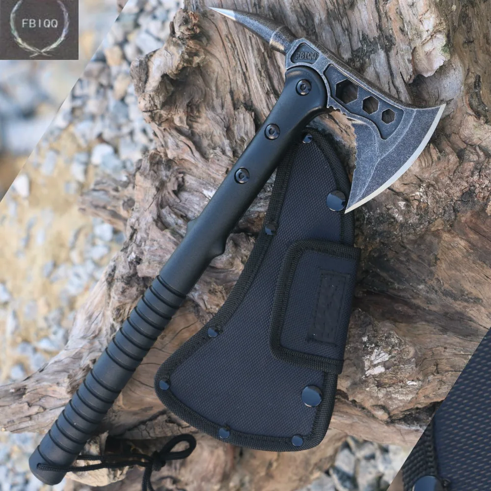 

Tactical Axe Tomahawk Army Outdoor Hunting Camping Survival Defense Tool Machete Axes Hand Fire Ax Hatchet Ice Ax Stinger weapon