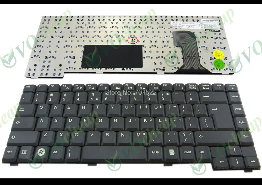 Новая клавиатура для ноутбука Fujitsu Amilo Pi2530 Pi2540 Pi2550 Xi2428 США версии-V-0126BIAS1-US