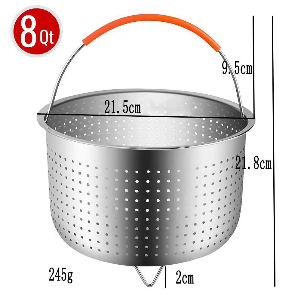 Adeeing 8 quart паровой отпариватель для яиц из нержавеющей стали корзина очистки