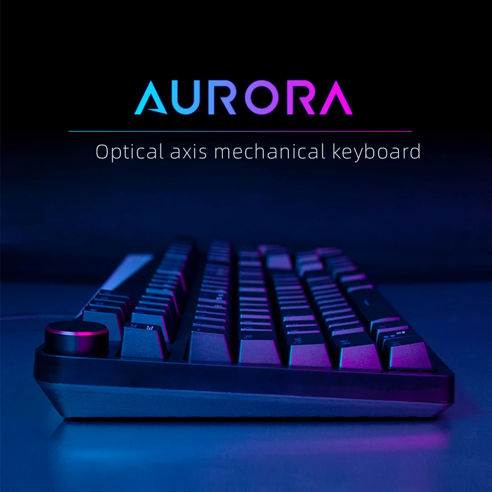 Игровая механическая клавиатура TEAM WOLF RGB с подсветкой USB Проводная оптическая ось