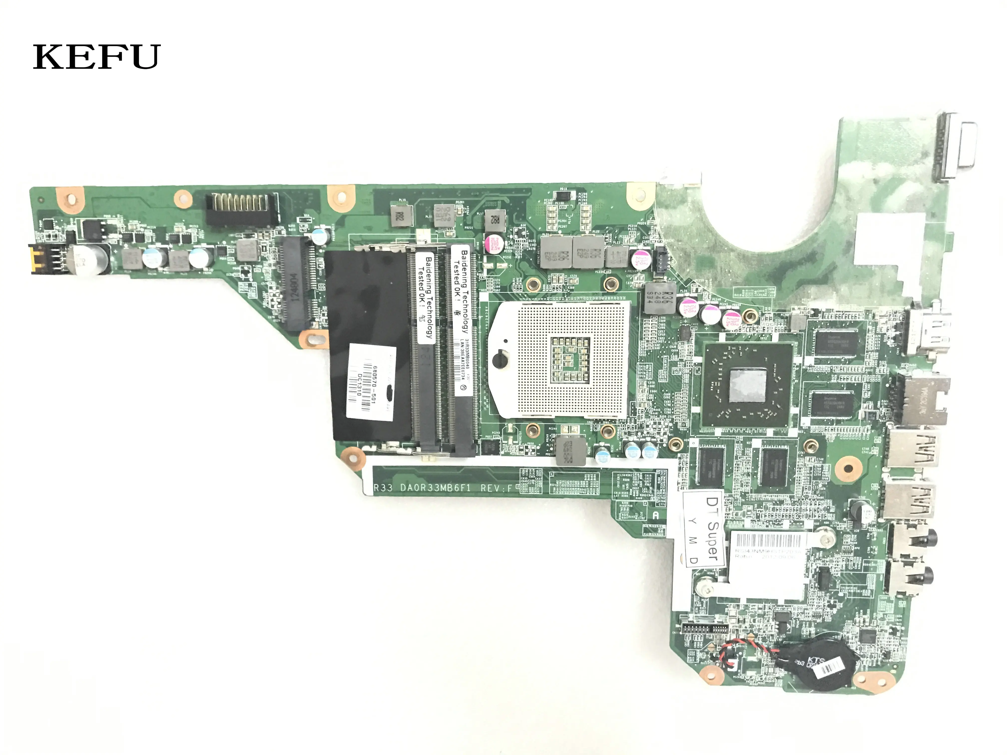 680569 001 DA0R33MB6F1 для HP Pavilion G6 2000 материнская плата ноутбука 7670M 1 Гб видеокарта (с