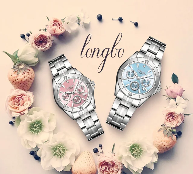 Longbo Latest Branded Watches For Ladies 2018 Longbo 83378 Custom