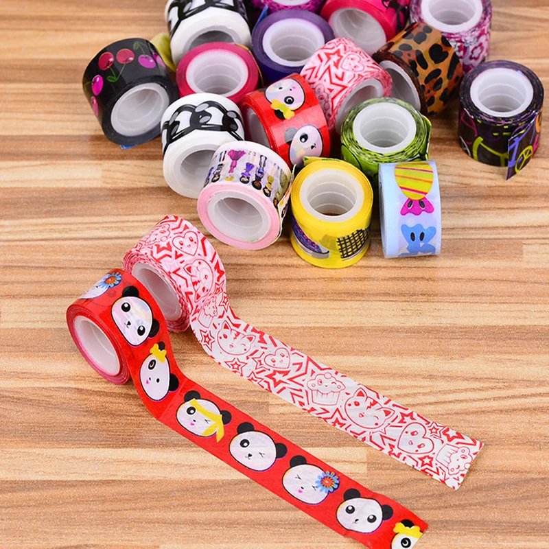 

90 Pcs/Lot Cute Lovely Cartoon DIY Mini Decorative Adhesive Tape for School Stationery & Office Supply
