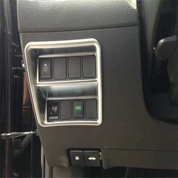 

WELKINRY car cover for Nissan X-TRAIL T32 2013 2014 2015 2016 2017 ABS chrome front head lamp light switch buttodn knob trim