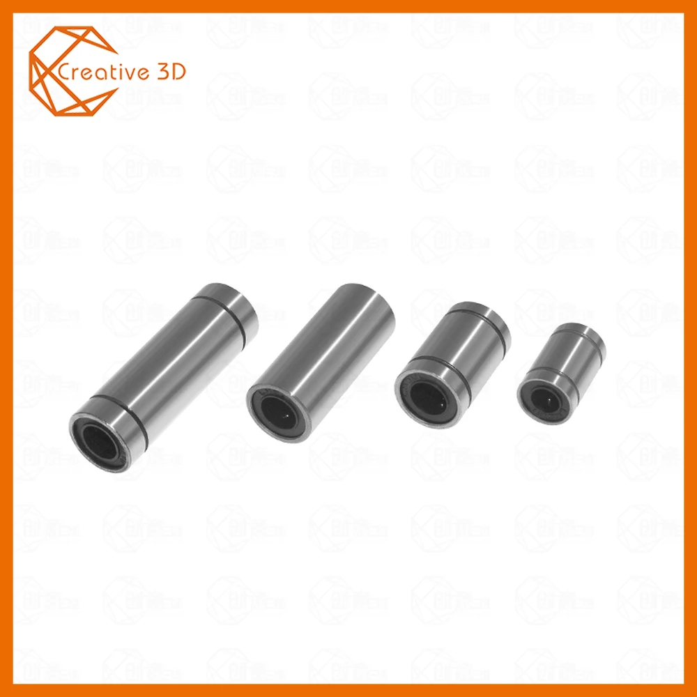 2pcs Hardy bearing seal Linear Ball Bearings(LM6LUU/LM8LUU/LM10LUU/LM6UU/LM8UU) Bush Bushing Aluminum Linear Bearing