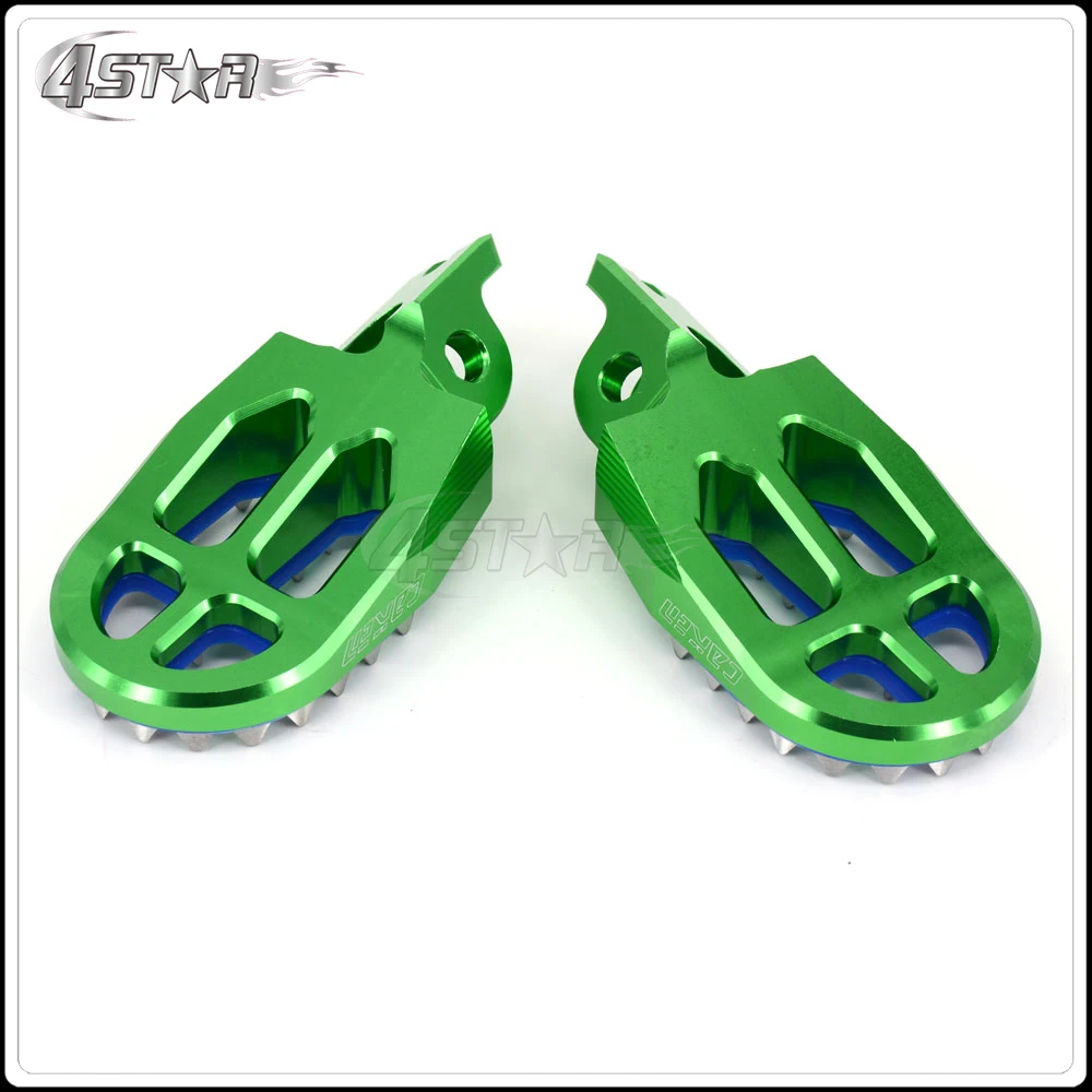 Заготовка ЧПУ подножки педали Подставки подходят KLX KXF KLX450R KXF250 KX250F KXF450 KX450F Мотоцикл Мотокросс Motard