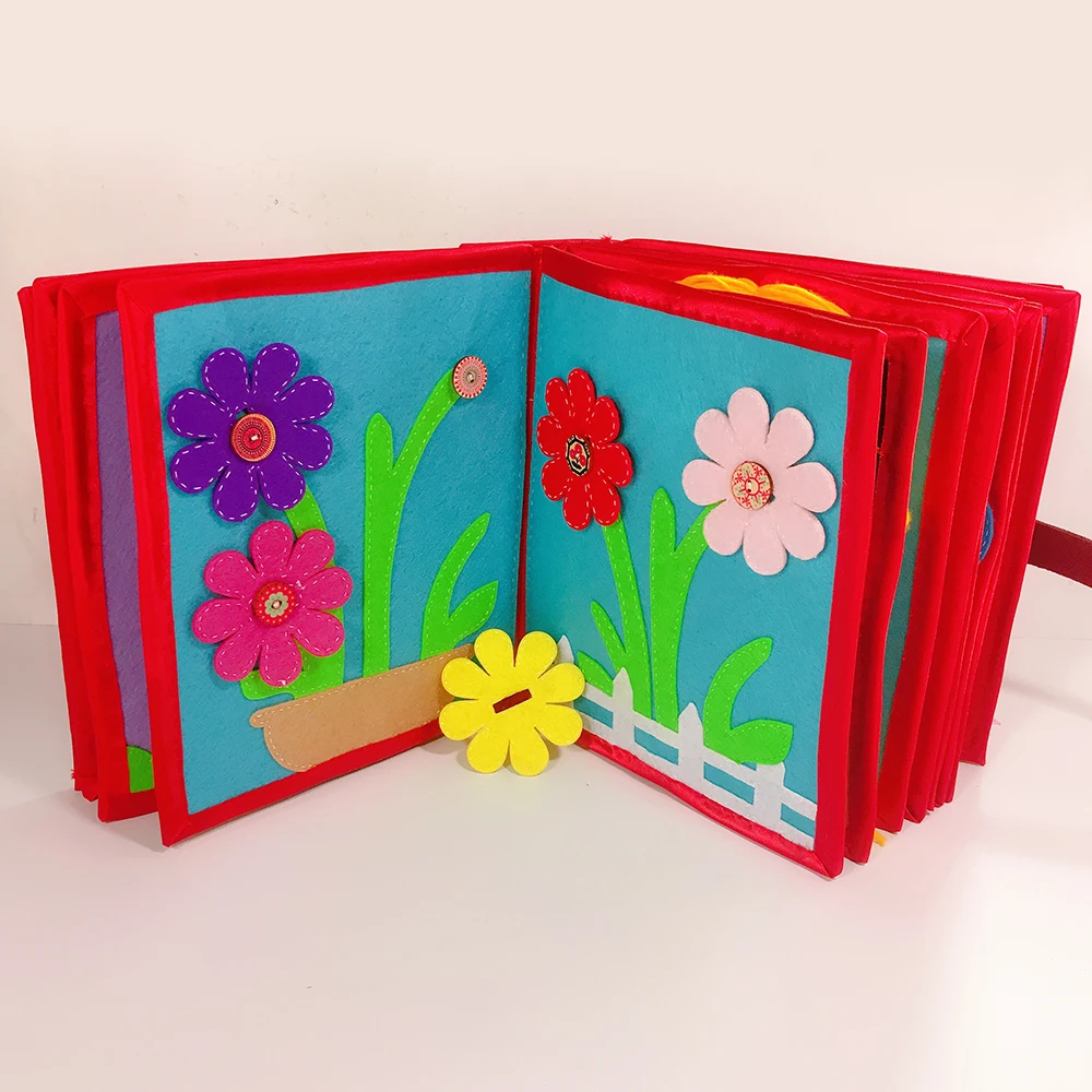 Детская 3D тканевая книга нетканый материал для упаковки своими руками ручная