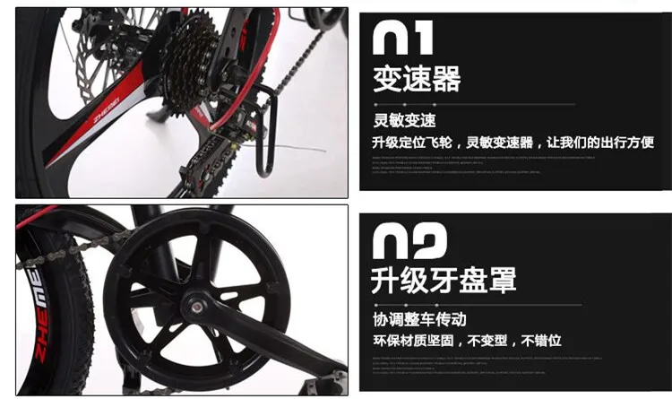 Top 2018 Newest 20 inch fast folding bikes double disc brake Suitable for ladies students Compact bicycle road bike free shipping 10