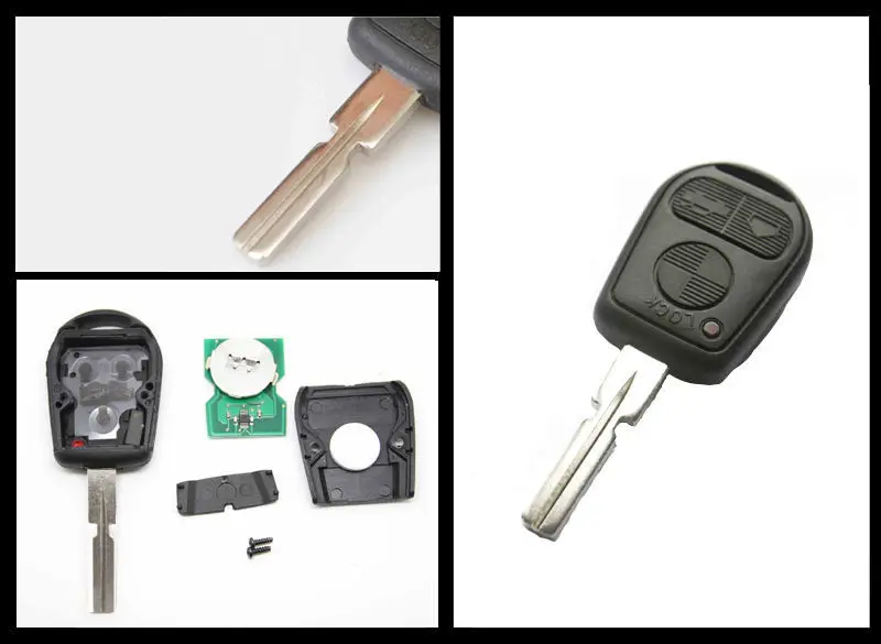 Replacement Remote Key Fob 315MHz ID44 for BMW 3 5 7 Series Z4 E38 E39 E46 94-99 