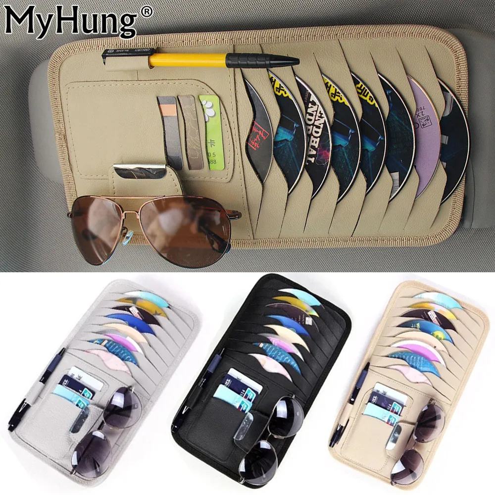 Car styling CD Organizer Storage Card Holder Car Interior Accessory