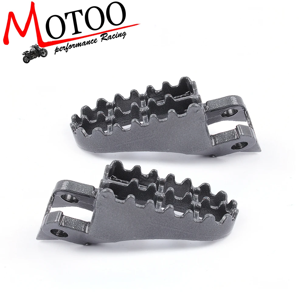Dirt Pit Bike Motorcycle Footpegs Footrest Foot Pegs For Kawasaki KX125