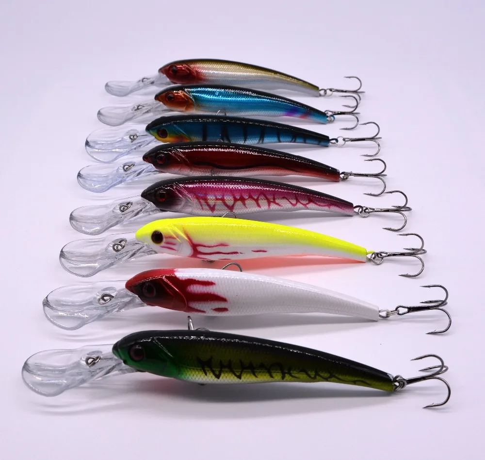 16 5 см 29 г Рыболовная Приманка Minnow жесткая приманка с 2 рыболовными крючками