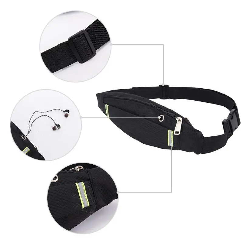 Buy Unisex Elastic Sports Running Waist Bag Fanny Pack