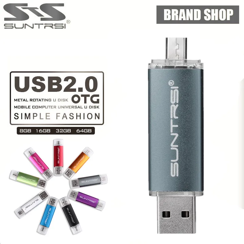 Suntrsi USB Flash Drive 10pcs/lot OTG USB Stick for