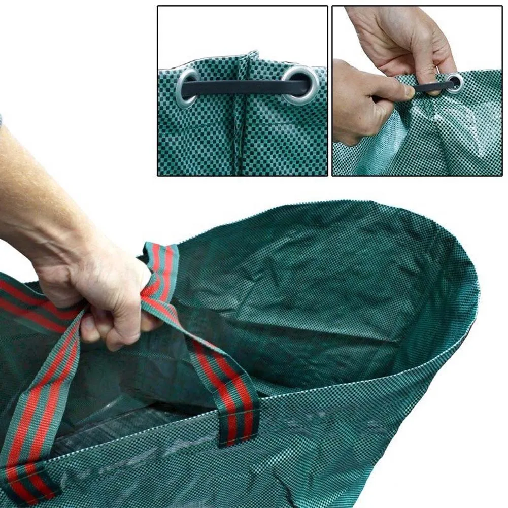 Buy 272L Garden Waste Bag Reuseable Leaf Grass Lawn Pool Gardening Bags MYDING