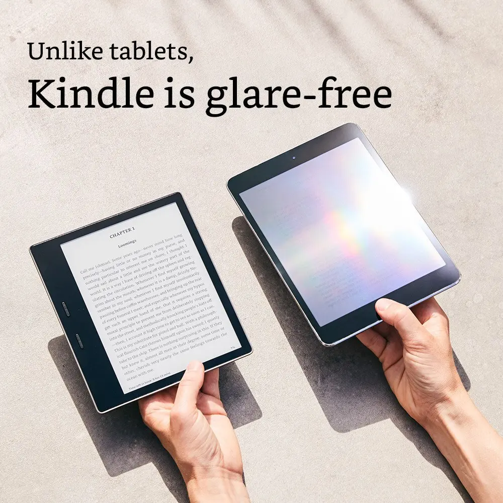 Полностью Kindle Oasis 8 GB, E-reader-" дисплей высокого разрешения(300 ppi), водонепроницаемый, встроенный звуковой, Wi-Fi