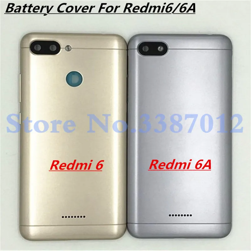 Новая Оригинальная задняя крышка батарейного отсека для Xiaomi Redmi 6 6A Redmi6 с