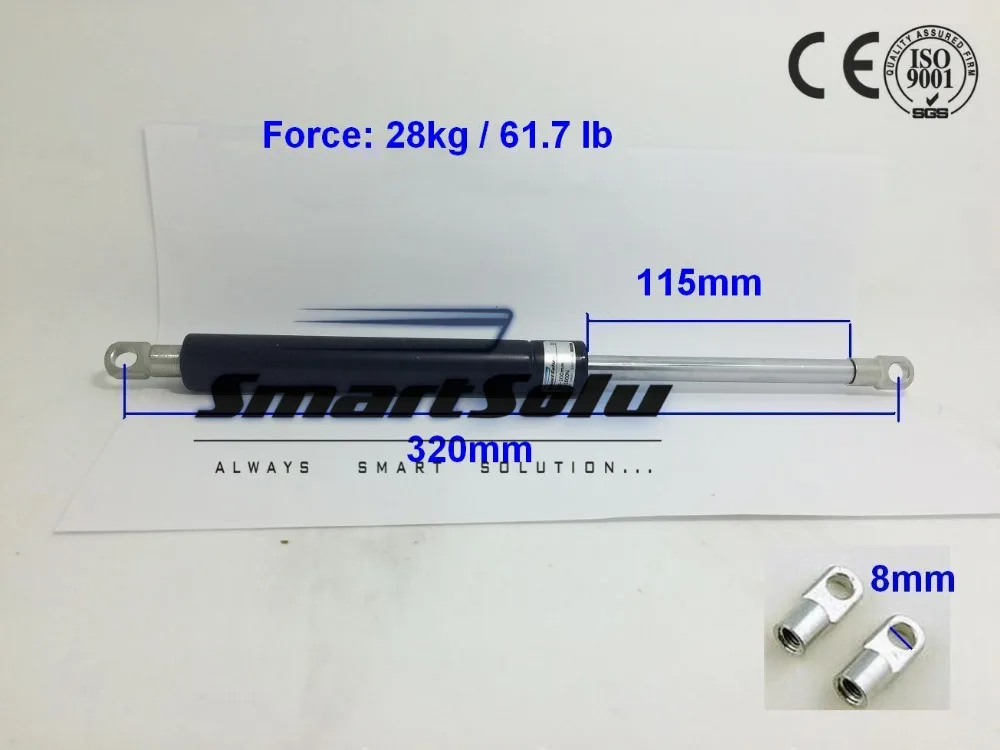 

Free Shipping 28kg Force 115*320mm Gas Spring