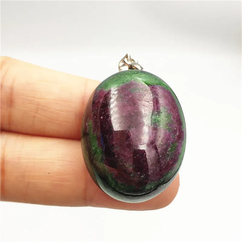 Natural Ruby Zoisite Pendant (1)