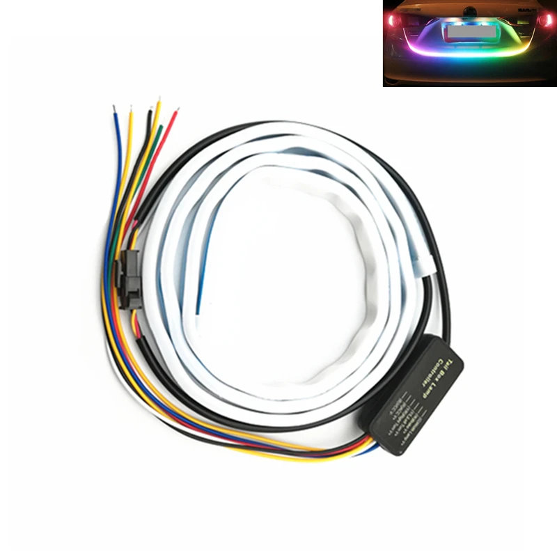 

Car LED Strip Lighting Rear Trunk Tail Light Dynamic Streamer Warning Light For audi a4 a5 a6 b5 b6 b7 q3 q5 q7 rs c5 c6 tt a3