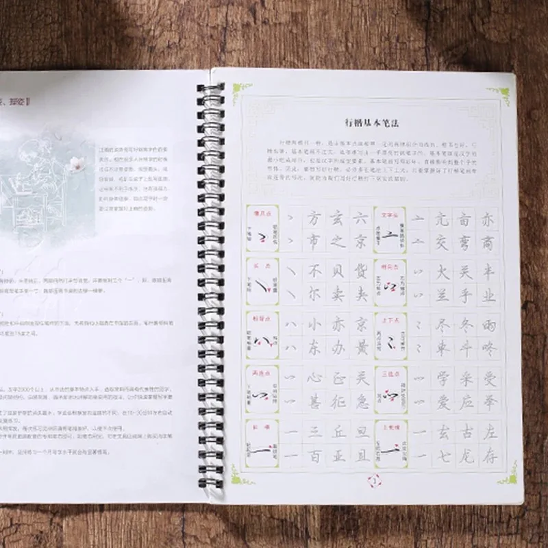 Tanie Xingkai 3D chińskie znaki wielokrotnego użytku kaligrafia zeszyt kasowalne wkłady atramentowe dowiedz się mandarynka hanzi dzieci ręka napis