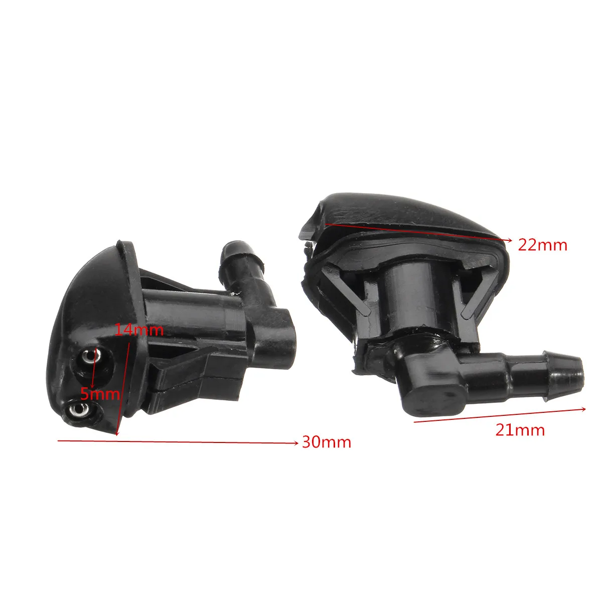 2x Форсунка для мытья лобового стекла струйный распылитель Toyota Tacoma WP01 2005 2010|washer
