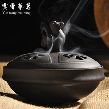 

Violet arenaceous fine The tea ceremony censer Aromatherapy furnace incense coil tower of sandalwood incense cone heavy sweet sw