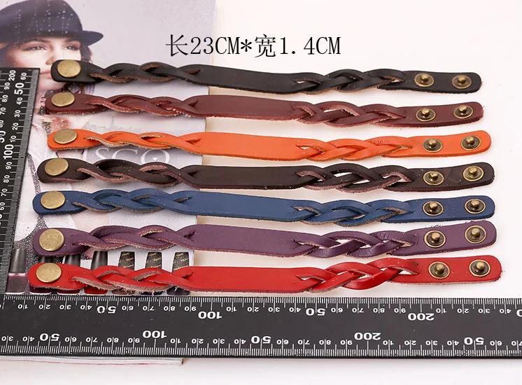 Pk0407 Stock Factory Price Studs On Leather Bracelet Whole Pk0407 Stock Factory Price Studs On Leather Bracelet Whole Blanks