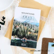 30 листов/партия, открытка с великими горами/поздравительная открытка/рождественские и новогодние подарки