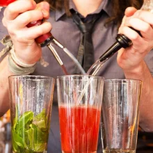 Новое поступление Нержавеющая сталь Ликер Дух заливщик потока бутылки вина носика фиксаторы уход за кожей лица, барный инвентарь для рождественскую тематику, раздел-вечерние 3 шт./партия