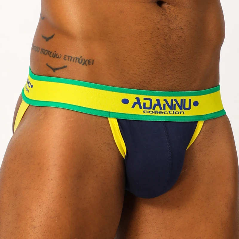 Сексуальное нижнее белье для геев мужские стринги на ремешке Jock и SISSY трусики под