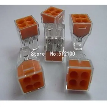 

FREE SHIPPING 100PCS Wire connector 773-104 2.5 square meters Hard line wire terminals Block
