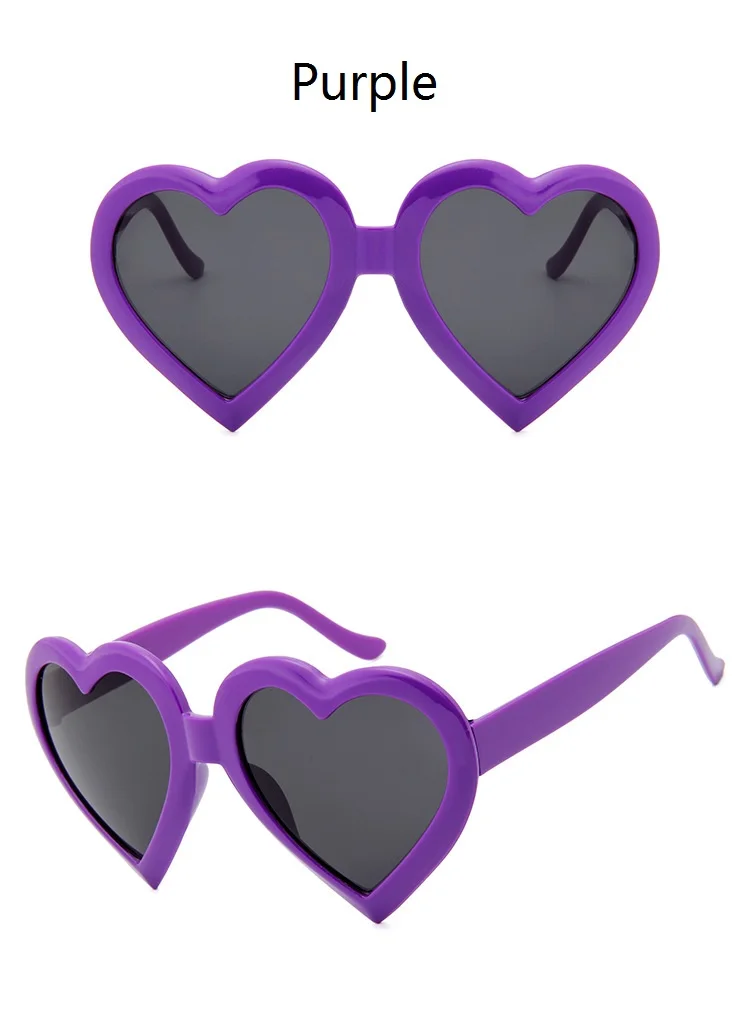 Новая мода, солнцезащитные очки в форме сердца, женские, брендовые, дизайнерские, солнцезащитные очки, зеркальные, черные, женские, UV400