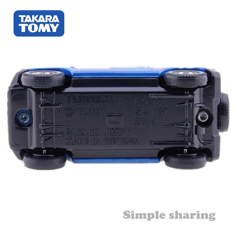 Takara Tomy TOMICA No.14 Suzuki Jimny Ограниченная серия металлическая литая модель автомобиля