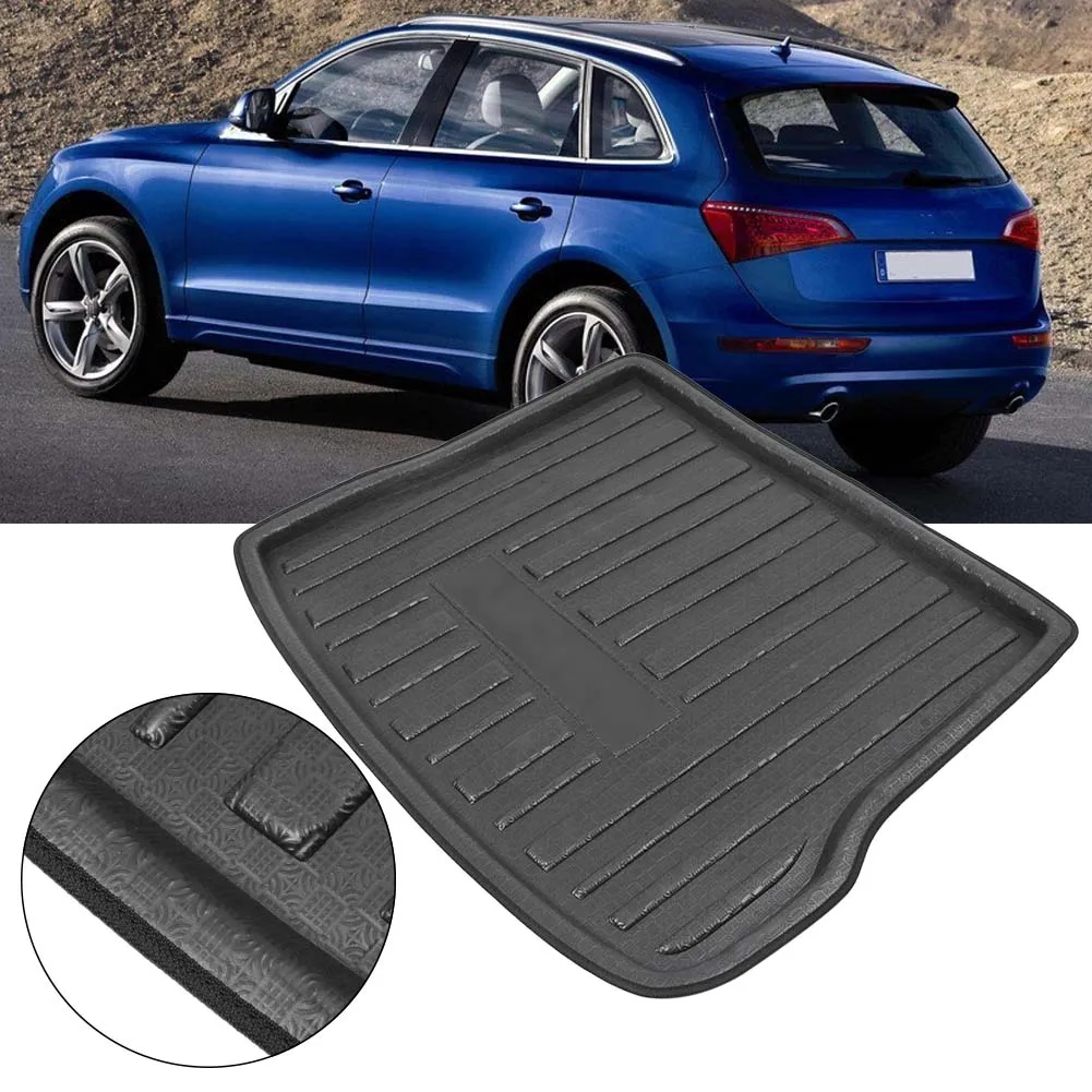 For Audi Q5 Rear Trunk Cargo Liner Boot Mat Floor Tray Carpet Mud Kick Protector Cover 2010-2016 Automobile Parts Accessories For Audi Q5 Rear Trunk Cargo Liner Boot Mat Floor Tray Carpet Mud Kick Protector Cover 2010-2016 Automobile Parts Accessories