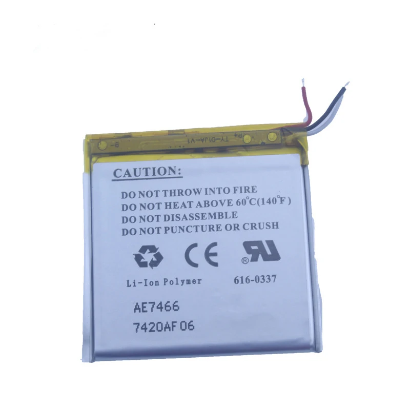 5pcs/lot For Nano 2 Replacement Battery for iPod Nano 2nd 2nd Gen