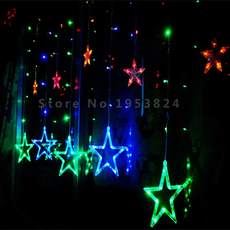 Star Curtain LED String Lights (14)