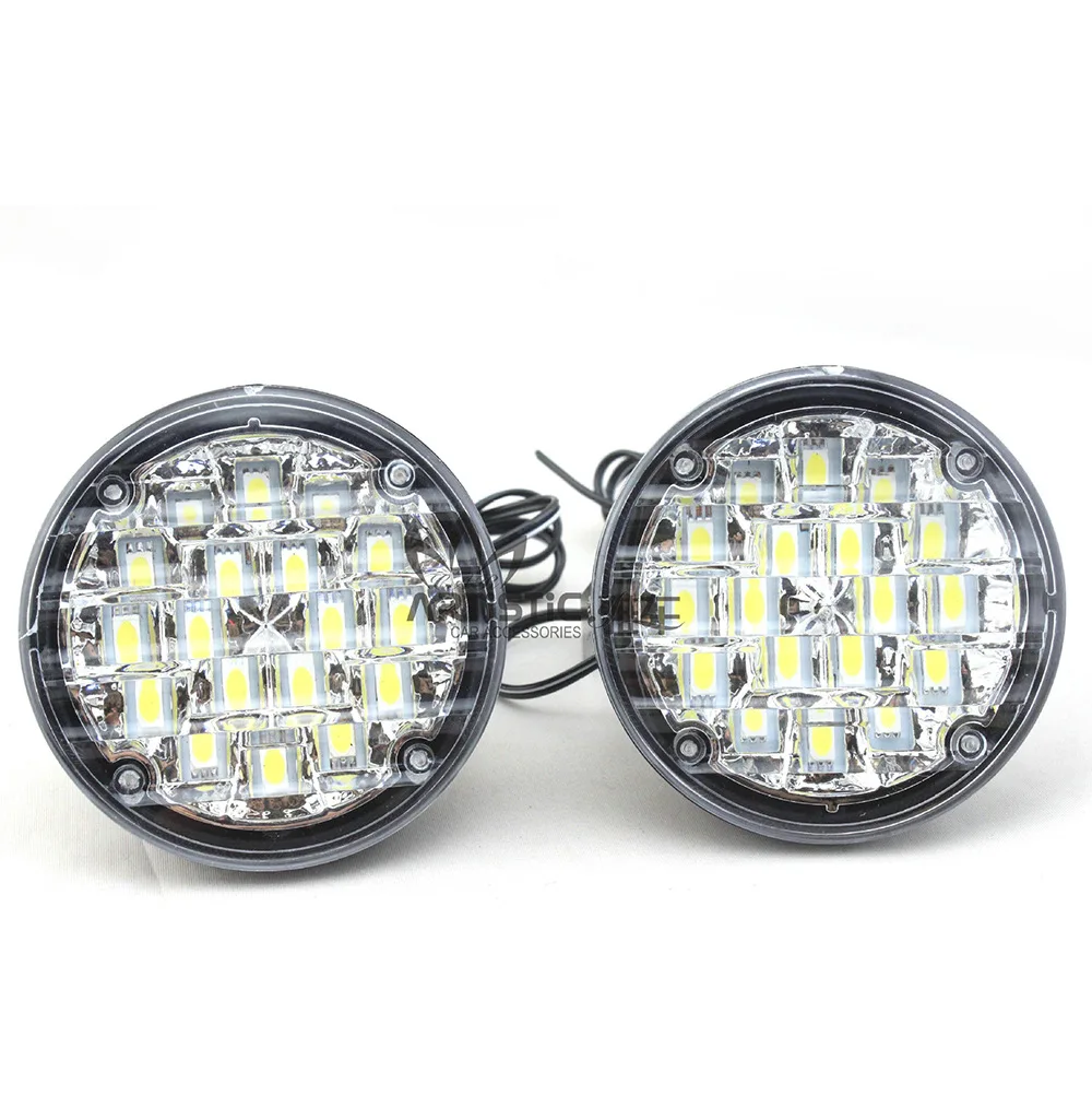 

Car to Fit Round 18 Led High Power Daytime Running Lights 18 Led Fog Lamps