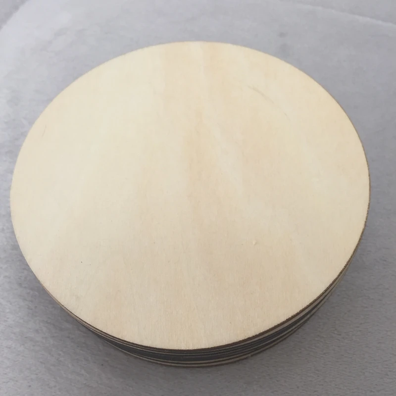 

CIRCLE Shape Craft Blank Disc BIRCH Wood Decoration Embellishment Tag