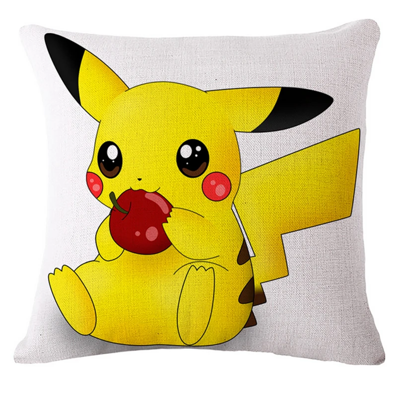 Мультяшный винтажный домашний декор Pokemon Pikachu декоративные подушки из хлопка и