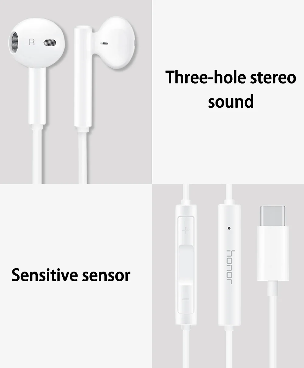 Original Huawei Honor AM33 Type-C Earphones description image 7
