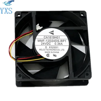 

MMF-12D24DS-RP1 DC 24V 0.36A 3 Wires 12038 12cm 120*120*38mm A740 Inverter Cooling Fan Suit for FR-A740 37K-132K