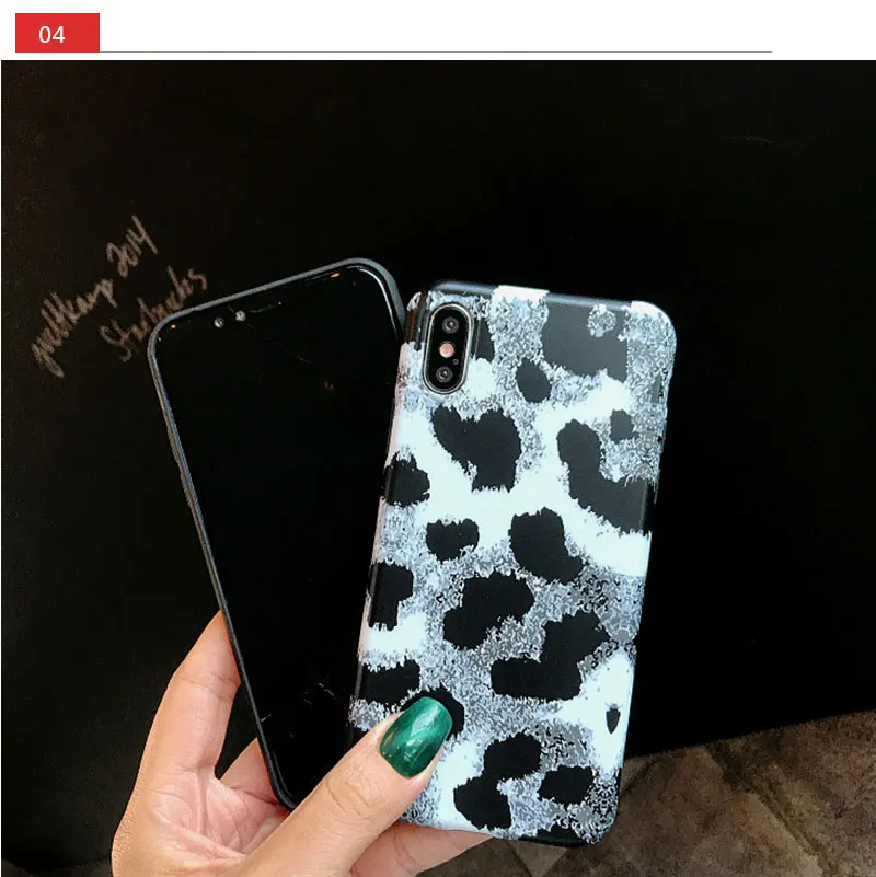 Leopard Soft Phone Case For iPhone 6 6 S Plus 7 7Plus Fundas Cover Case For iPhone 8 8 Plus X XS XR Max 6S Cases Coque Capinha (18)