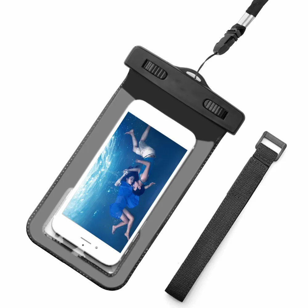 

ANKNDO Waterproof Case for Phone Case IPX8 Waterproof Bag Touch Operation 30M Underwater Case With Lanyard Swimming Dry Bag
