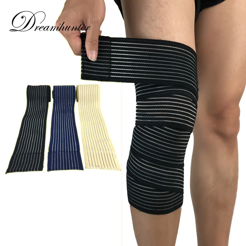 الرياضة ضمادة التفاف الأشرطة الركبة حماة كرة السلة رفع الاثقال القرفصاء الركبة هدفين العجل سلامة يدعم الساق تدفئة 7.5*180 سنتيمتر الرياضة ضمادة التفاف الأشرطة الركبة حماة كرة السلة رفع الاثقال القرفصاء الركبة هدفين العجل سلامة يدعم الساق تدفئة 7.5*180 سنتيمتر