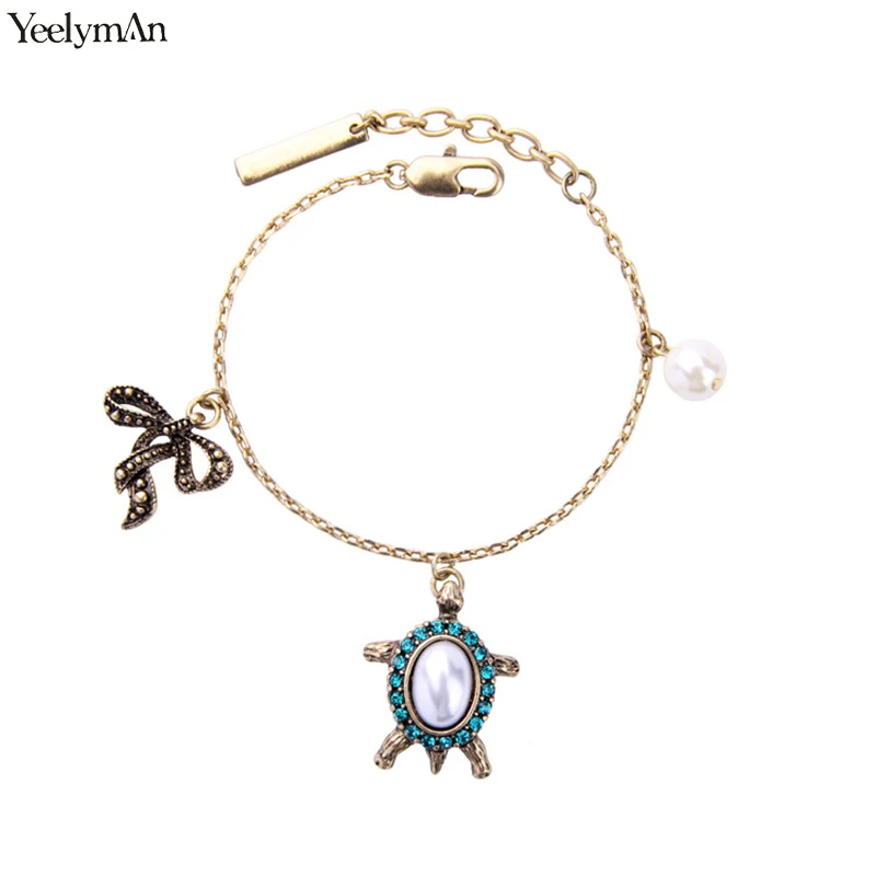 YeelymAn Charms Bracelet Bangles For Women Femme Fashion Animal Jewelry Alloy bracelet Gift Girl friend wholesale bangles | Украшения и