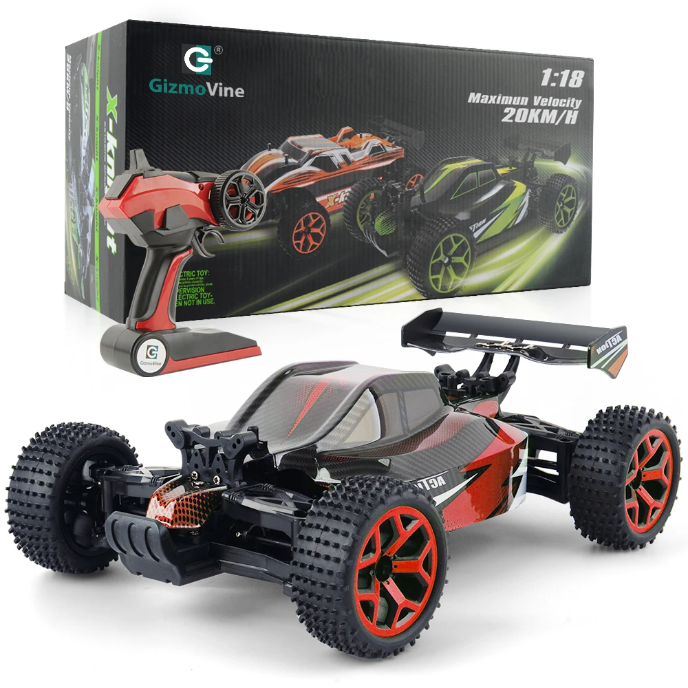 1/18 Радиоуправляемая машина 2,4G 4CH 4WD 20 км/ч высокоскоростные машинки Scal RC игрушка рок-сканеры с двойным приводом багги автомобиль с дистанционным управлением Рождественский подарок