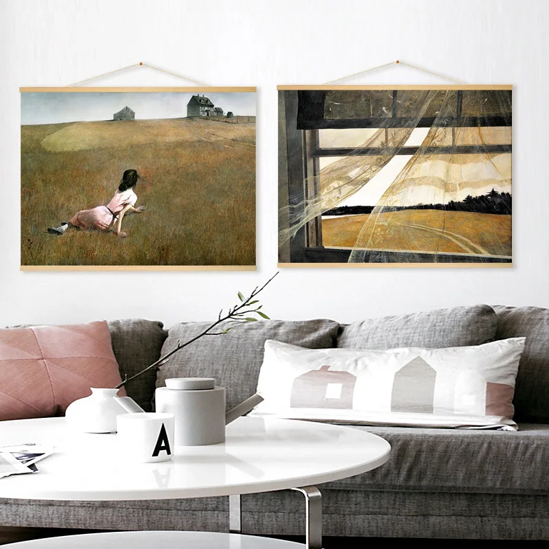 

Andrew Wyeth Works Hanging Scroll Painting Canvas Prints Wall Art Wall Pictures For Living Room Nordic Decoration Home Vintage