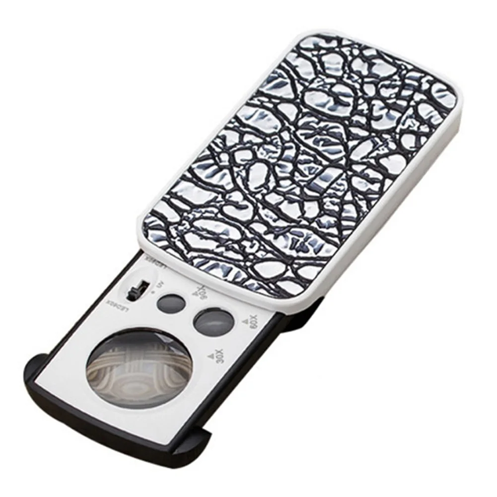 Grossissement élevé LED UV lumière acrylique usinage électronique