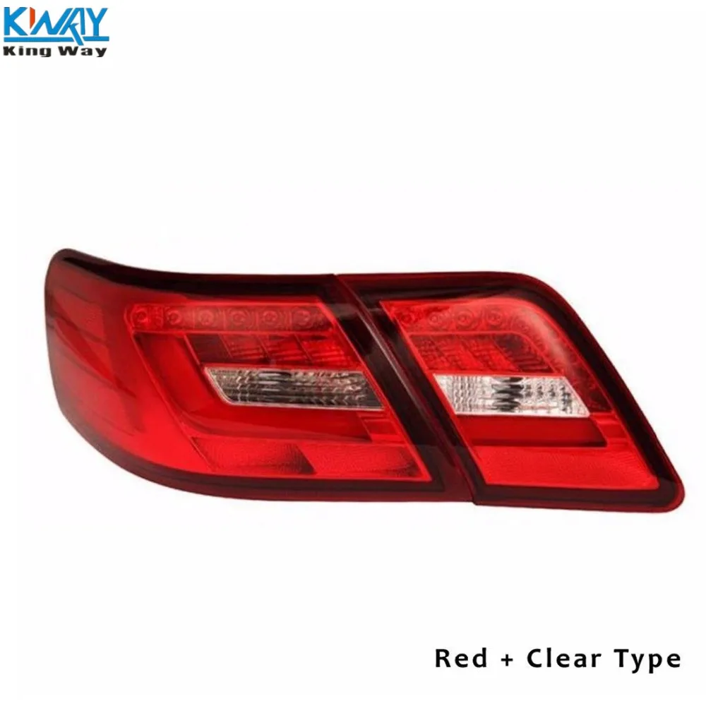 Светодиодный задний фонарь красный прозрачный цвет подходит для Toyota Camry 2006-2011 задний фонарь